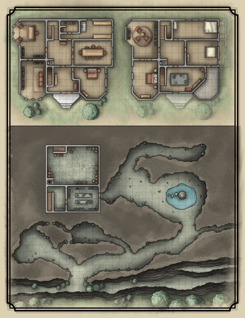 Colored map for D&D adventure
