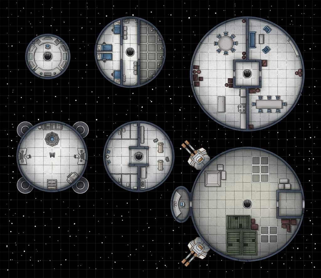 Colored battlemap