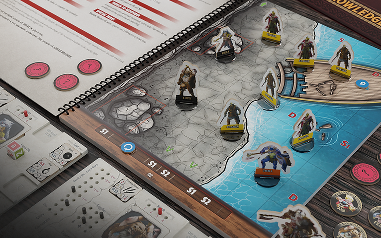 Custom map for tabletop game