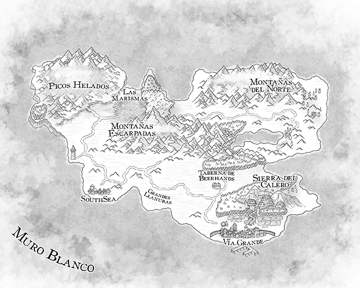 Map for fantasy novel